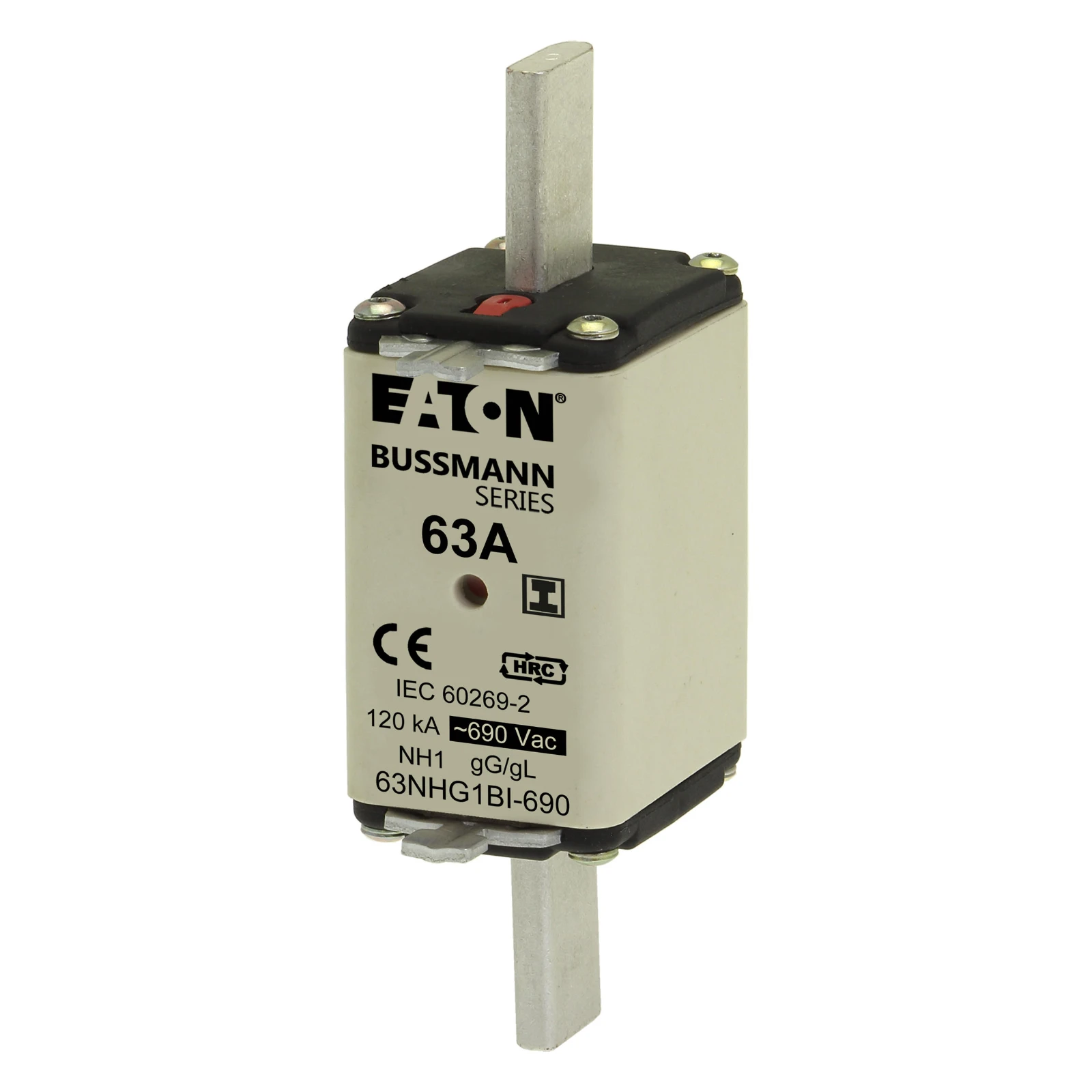 2543856 - Eaton NH FUSE 63A 690V gG SIZE 1