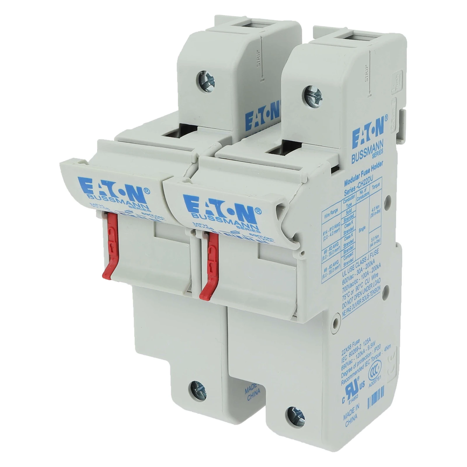 2262201 - Eaton 2P 22x58  Fuse Holder