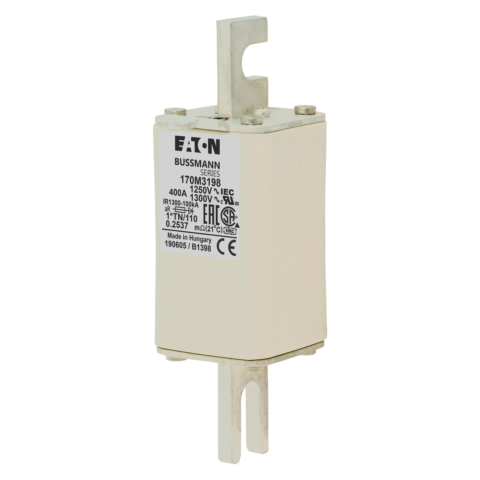 2537916 - Eaton FUSE 400A 1250V 1*TN/110 AR CU