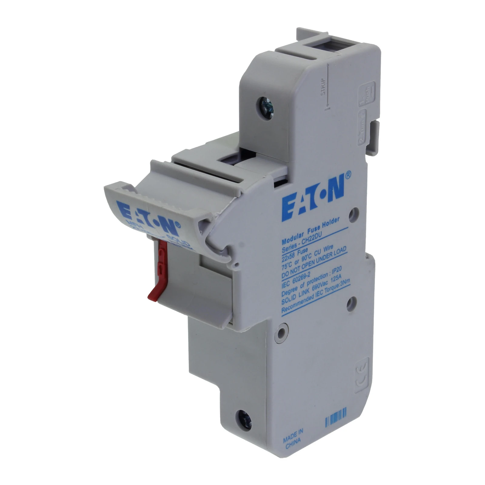 2262198 - Eaton 22x58  Neutral Fuse Holder