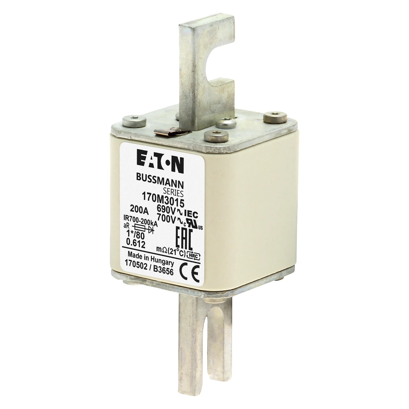 2537840 - Eaton FUSE 200A 690V 1*/80 AR UC