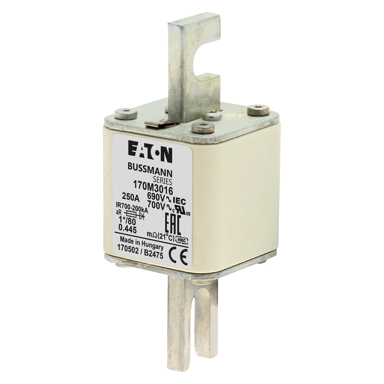 2537841 - Eaton FUSE 250A 690V 1*/80 AR UC