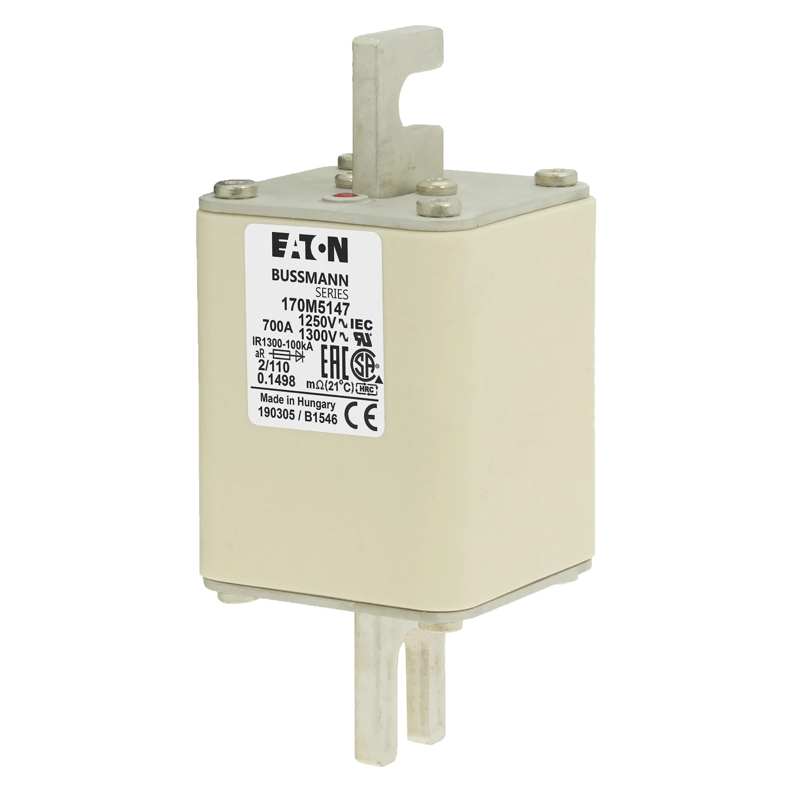 2538465 - Eaton FUSE 700A 1250V 2/110 AR CU