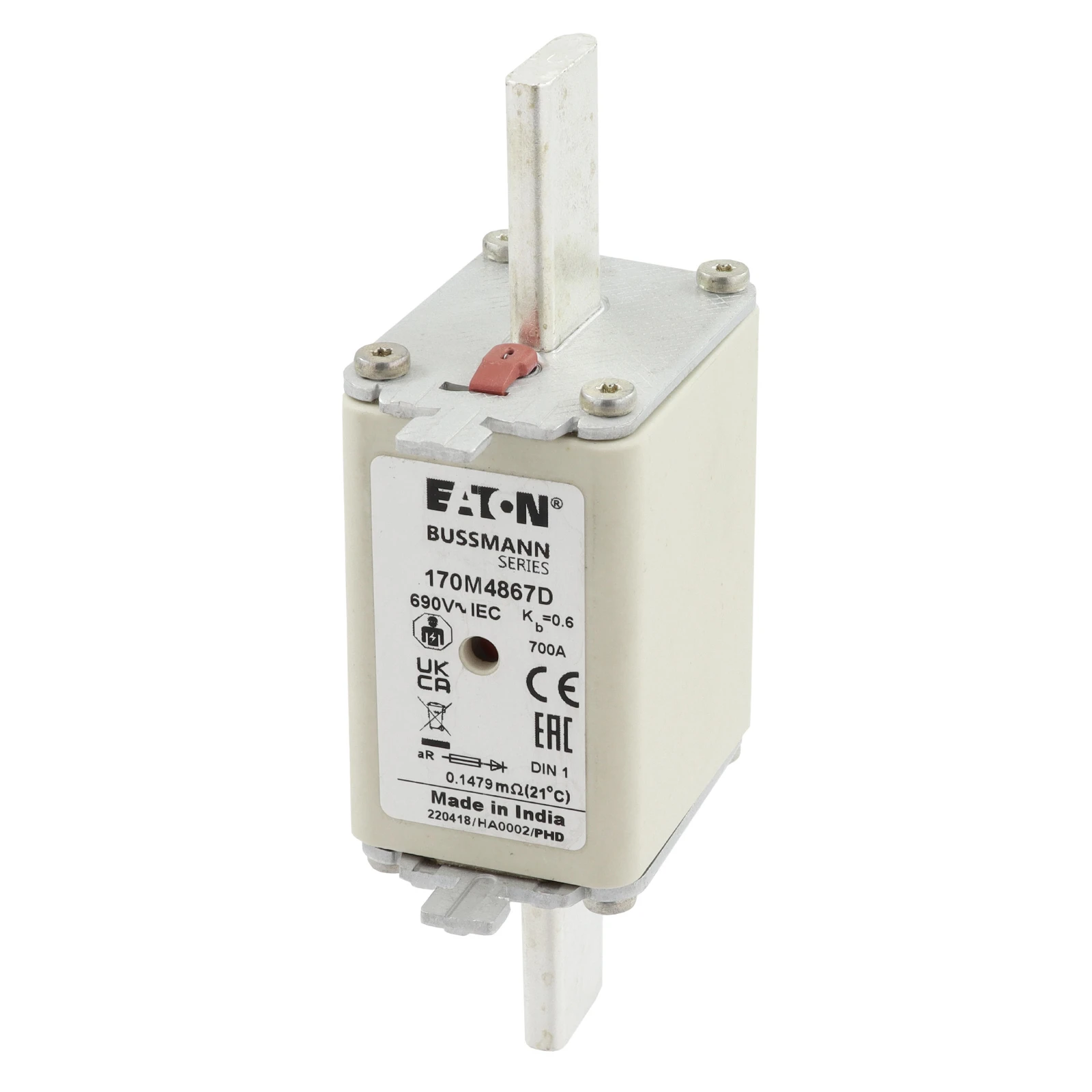 2538394 - Eaton FUSE 700A 690V aR DIN 1 HSDNH