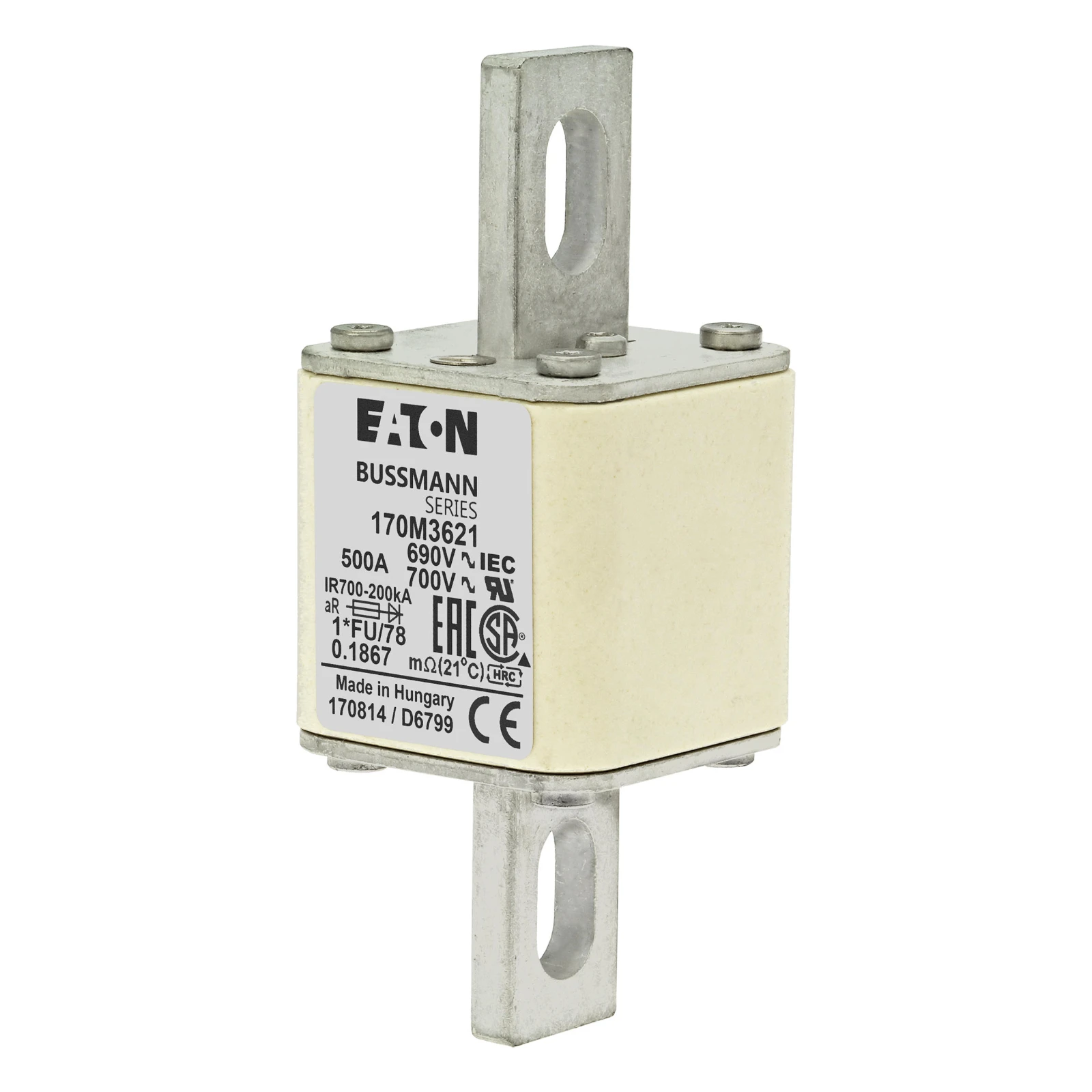 2538047 - Eaton FUSE 500A 690V 1*FU/78 AR UC