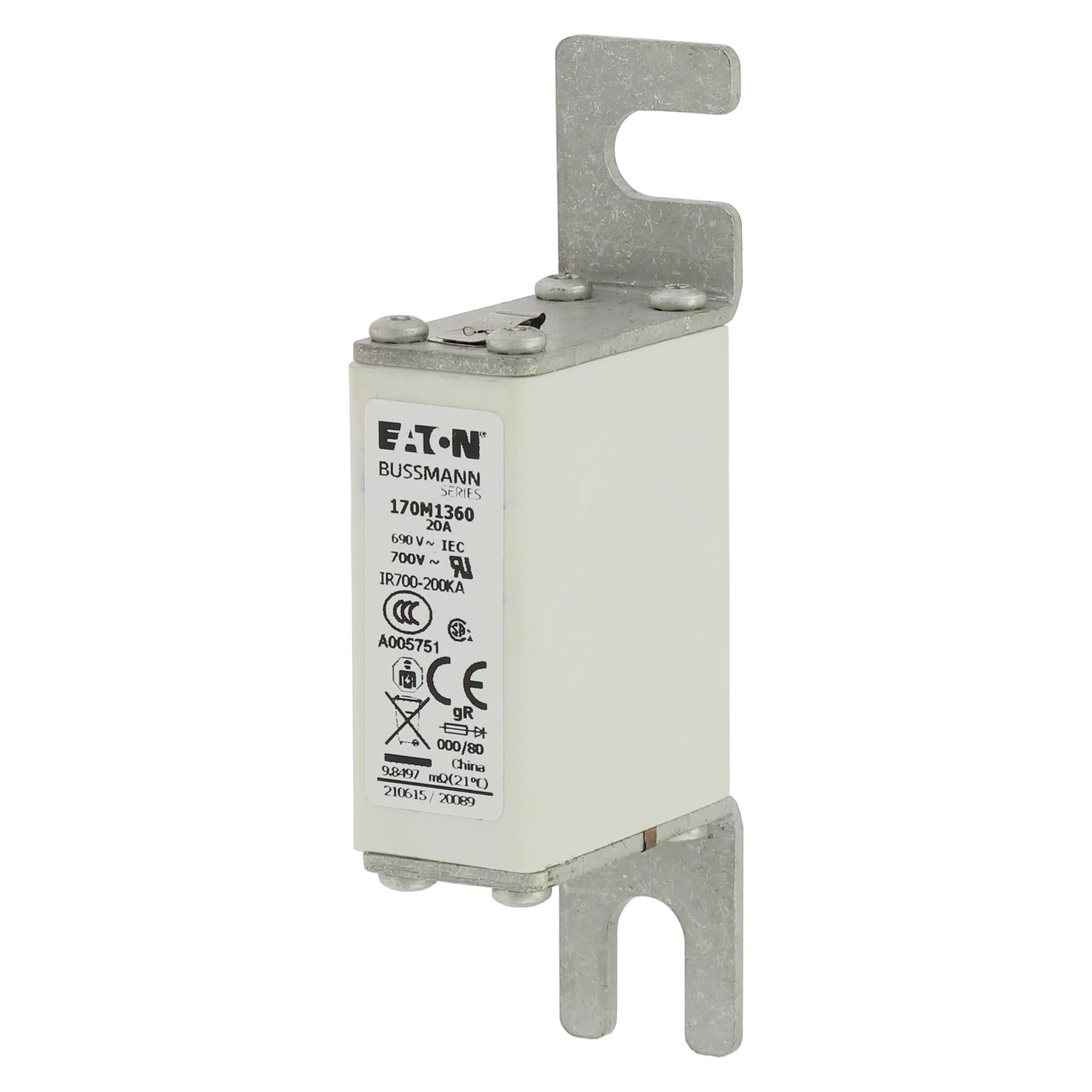 1157758 - Eaton FUSE 20A 690V 000/80 GR UC