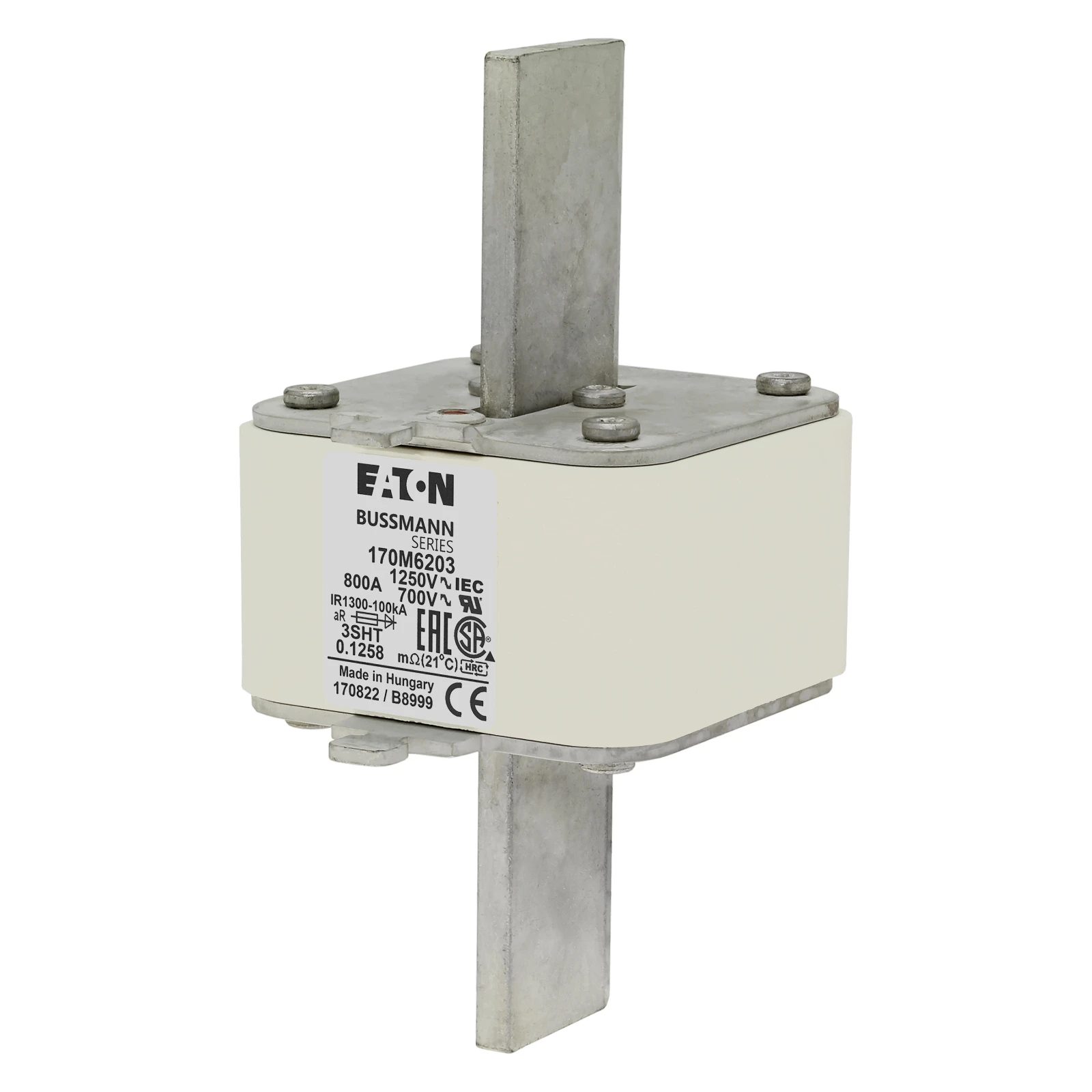 2538814 - Eaton FUSE 800A 1250V 3SHT AR CU