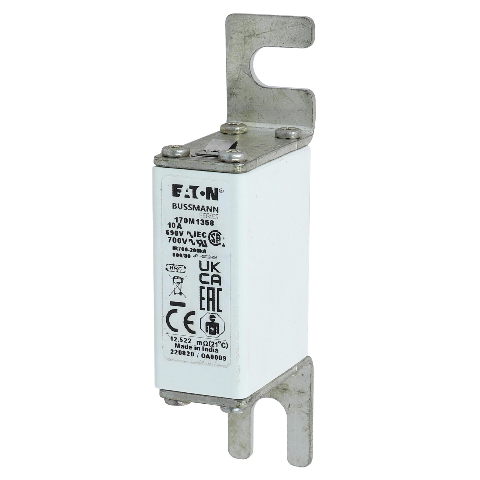 2537637 - Eaton FUSE 10A 690V 000/80 GR UC