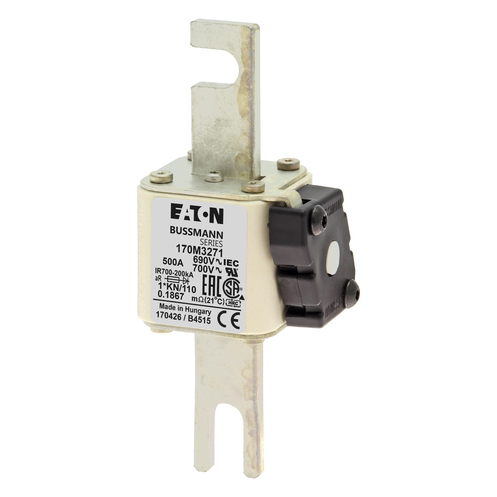 2537956 - Eaton FUSE 500A 690V 1*KN/110 AR UC