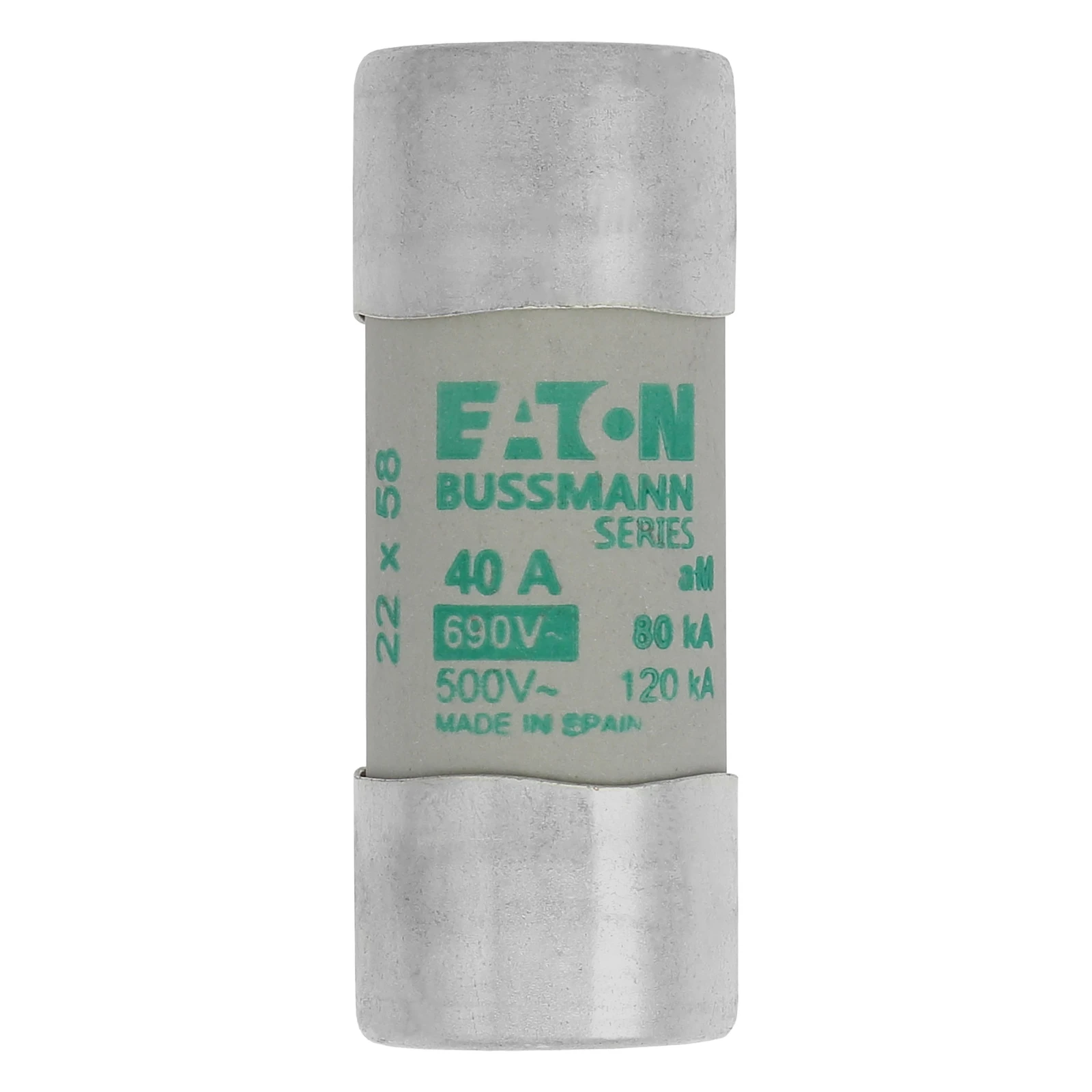 2262163 - Eaton CYLINDRICAL FUSE 22 x 58 40A AM 690