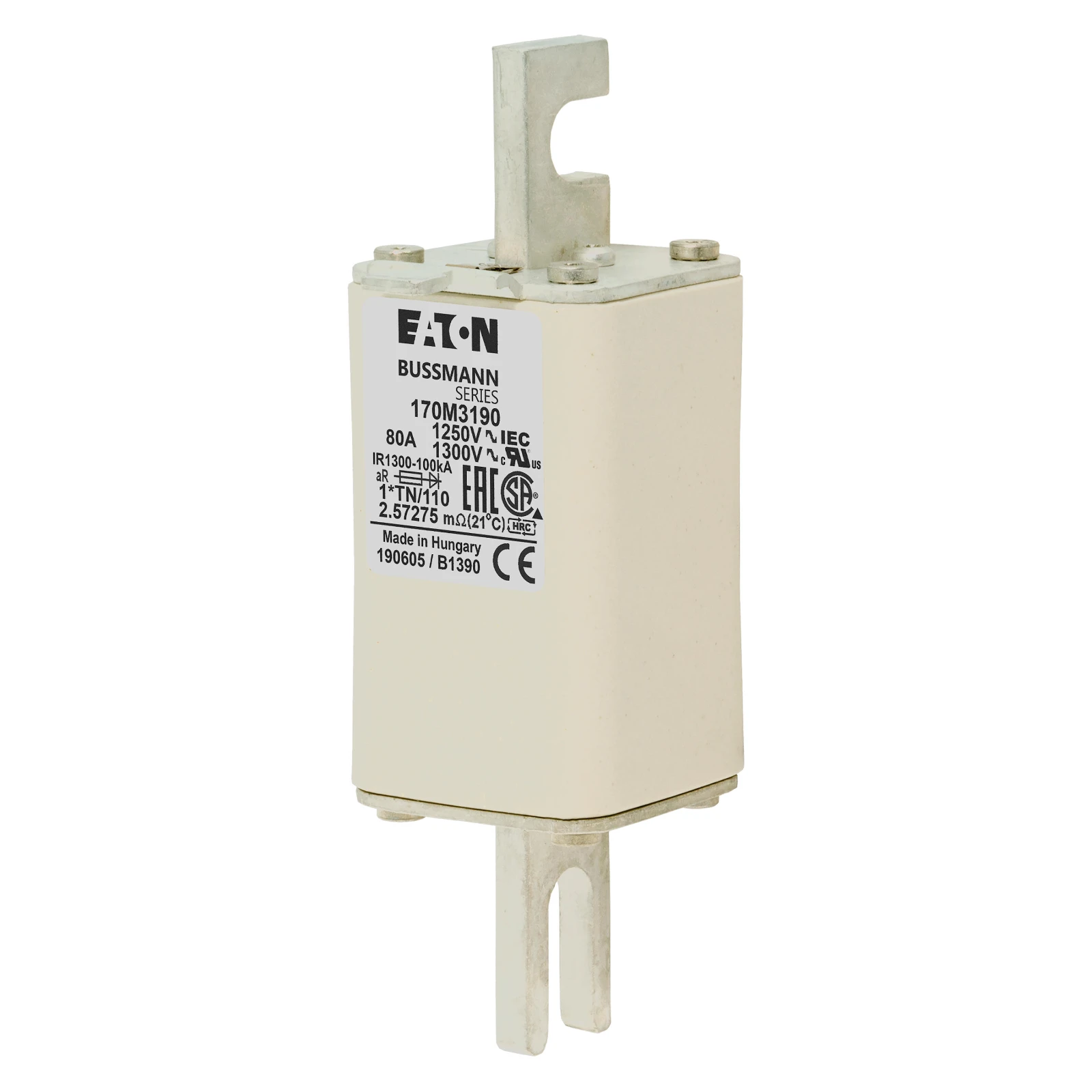 2537910 - Eaton FUSE 80A 1250V 1*TN/110 AR CU