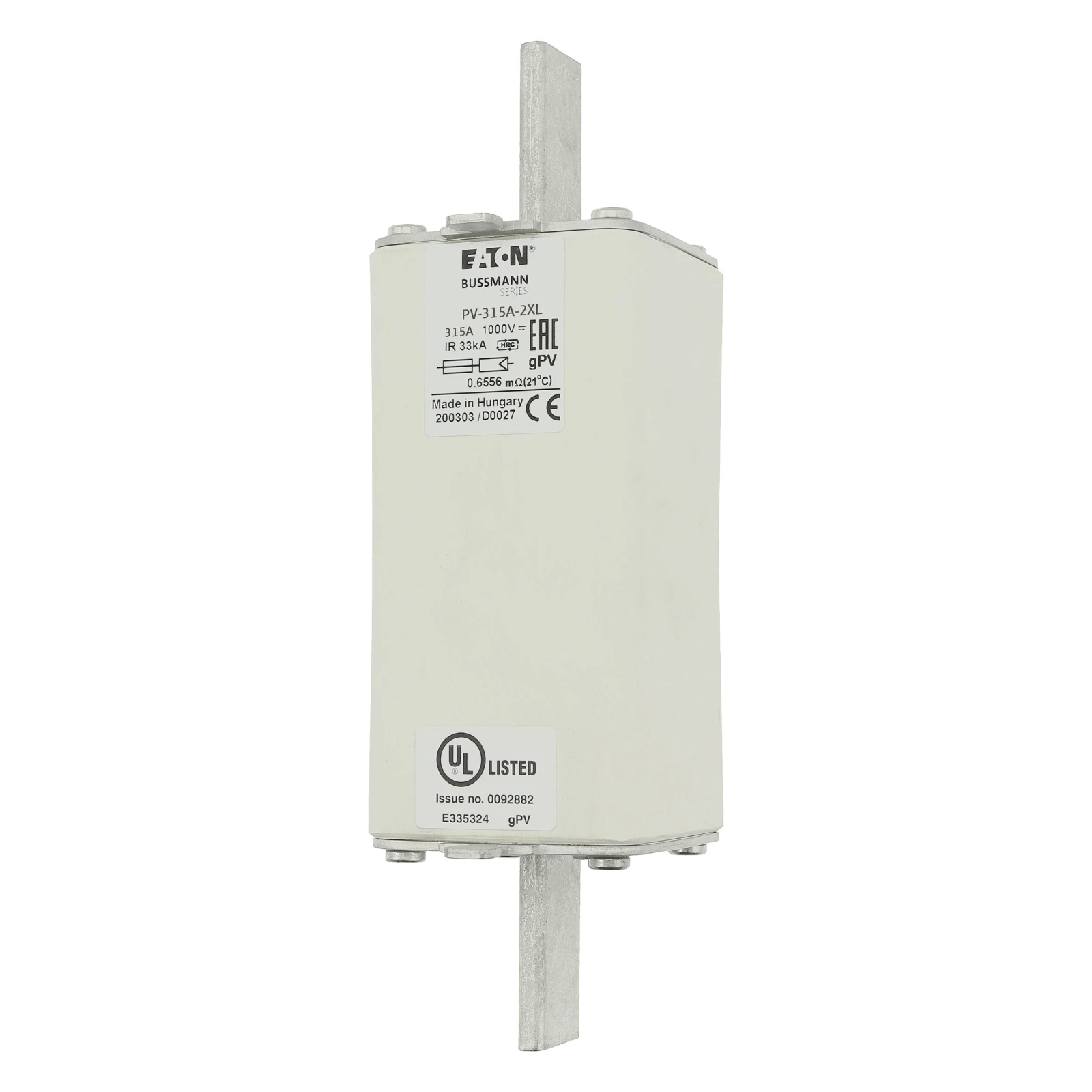 3035922 - Eaton FUSE 315A 1000V 2XL PV