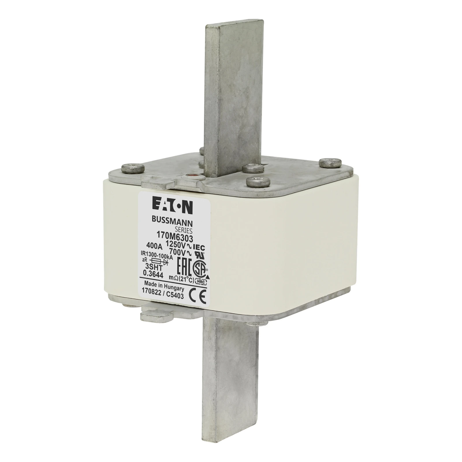 2538871 - Eaton FUSE 400A 1250V 3SHT AR CU