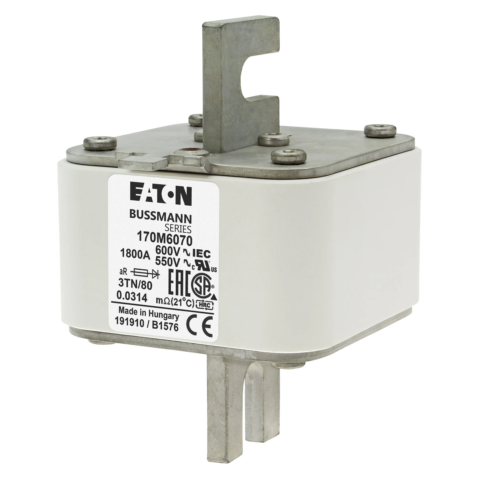 2538738 - Eaton FUSE 1800A 600V 3TN/80 AR UR