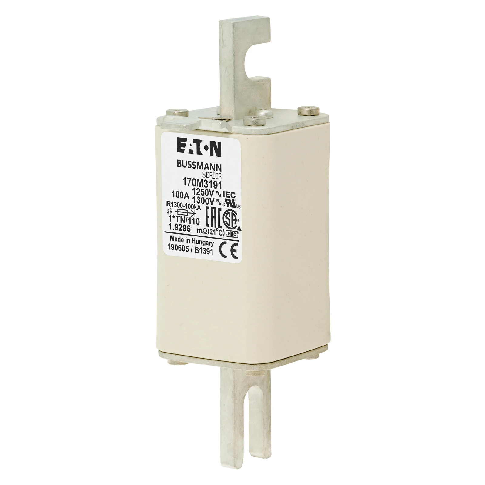 2537911 - Eaton FUSE 100A 1250V 1*TN/110 AR CU