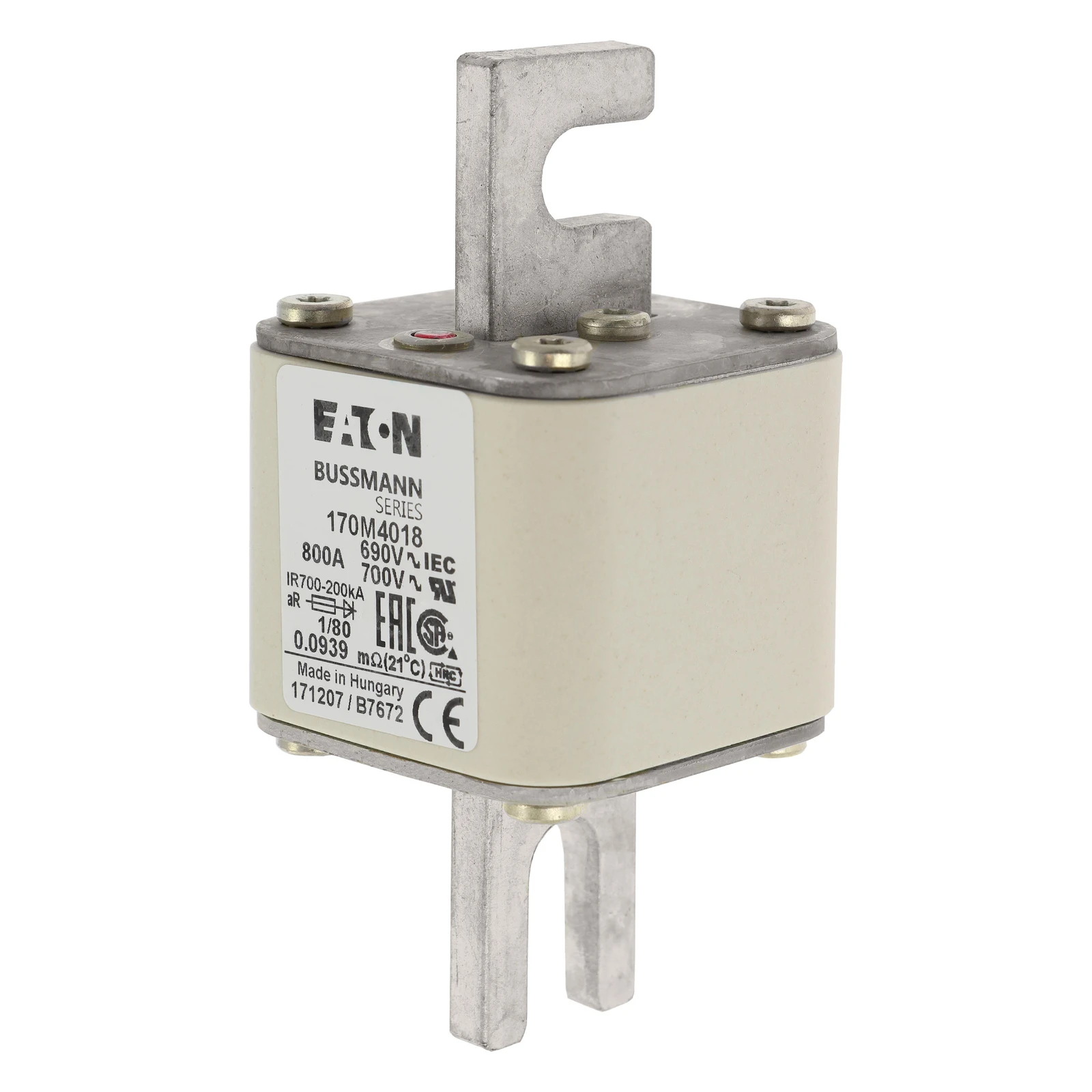 2538146 - Eaton FUSE 800A 690V 1/80 AR UC