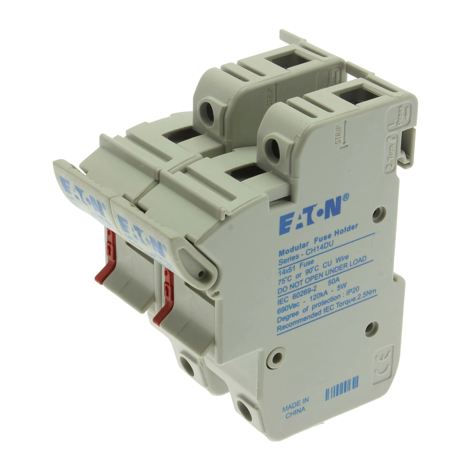 2262182 - Eaton 2P 14x51  Fuse Holder