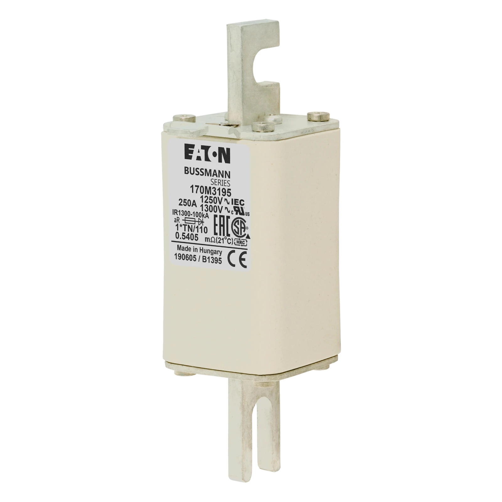 2537914 - Eaton FUSE 250A 1250V 1*TN/110 AR CU