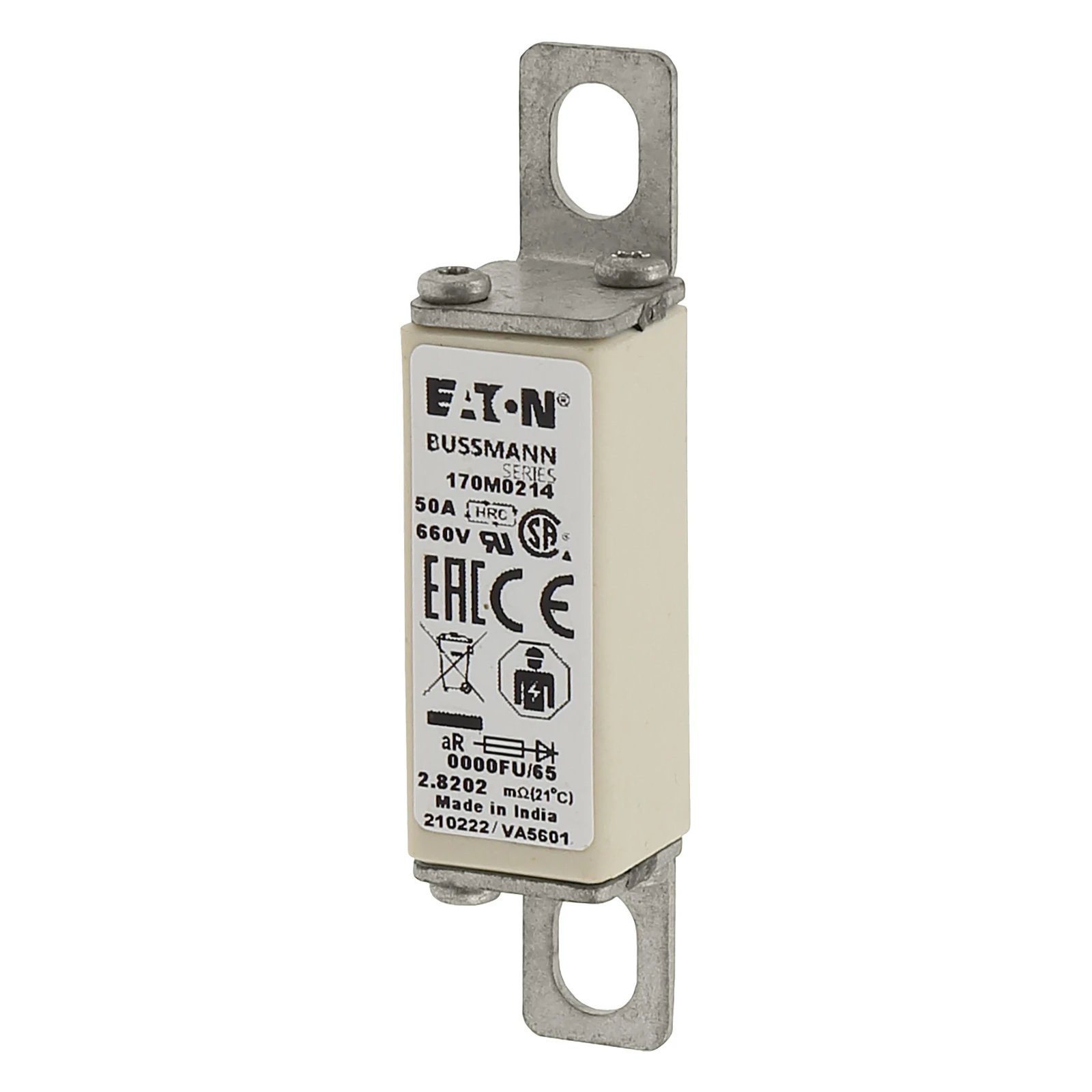 2537619 - Eaton FUSE 50A 660V 0000FU/65 AR UR