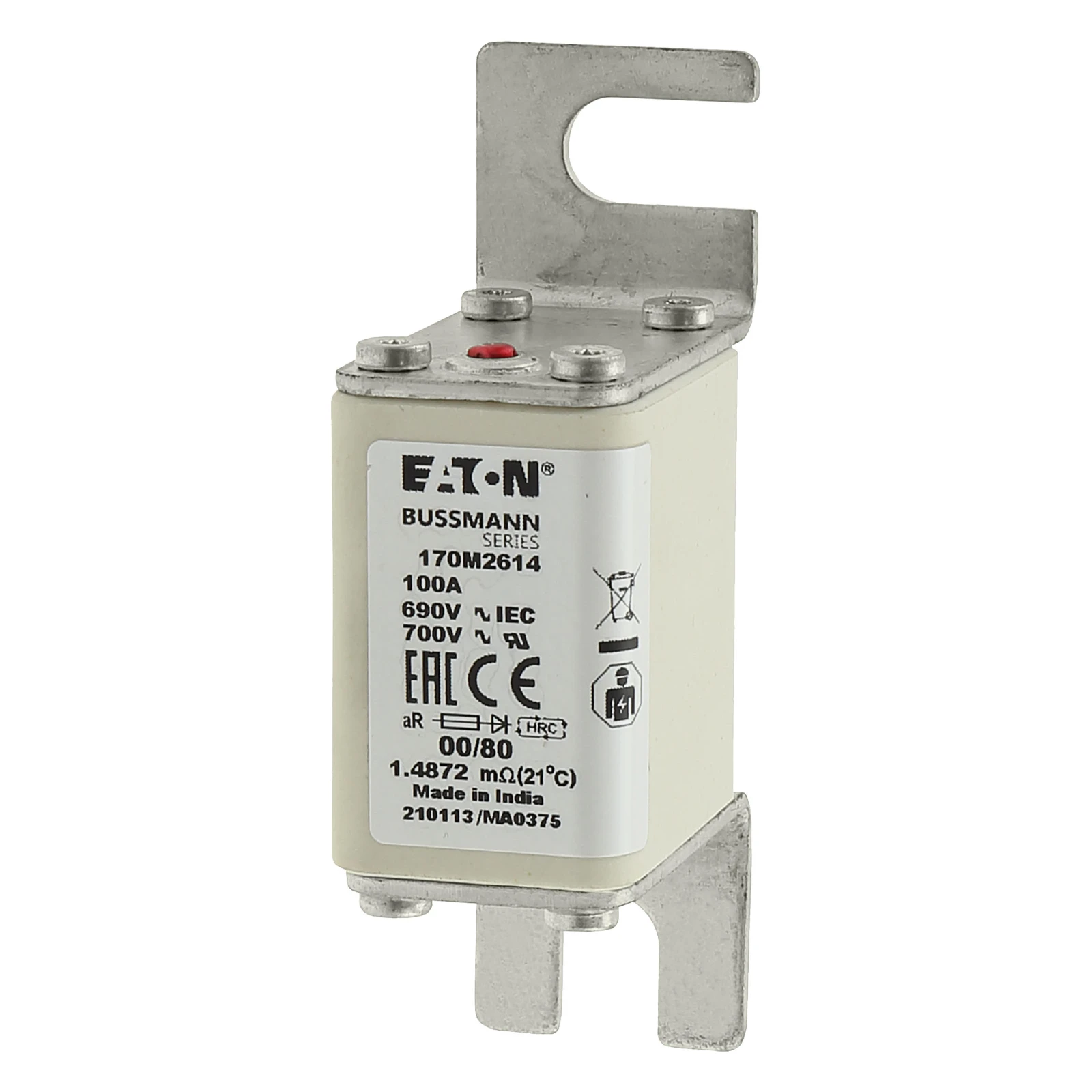 2537765 - Eaton FUSE 100A 690V 00/80 AR UR