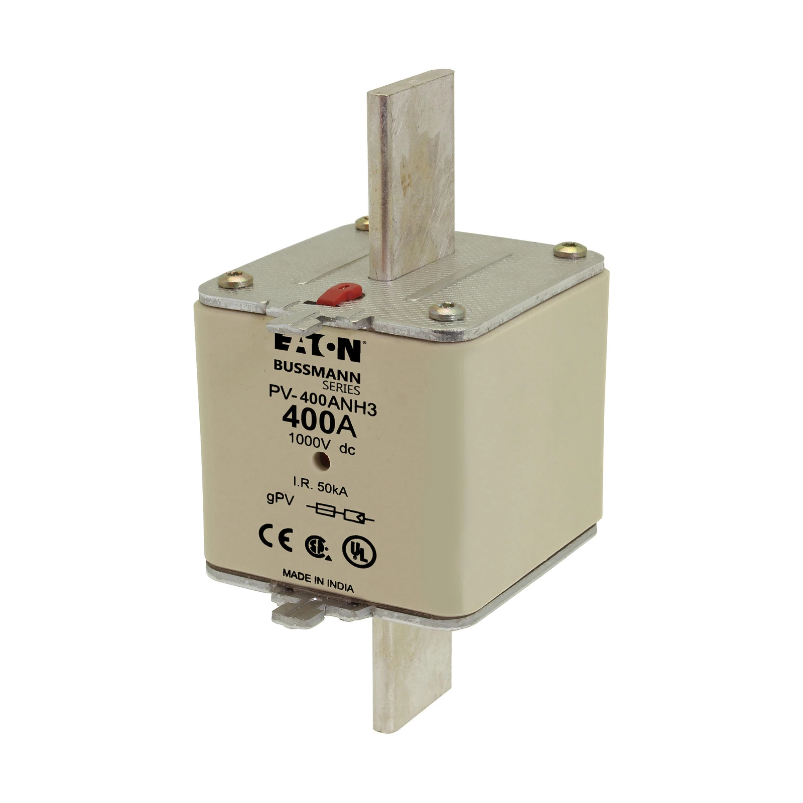 1237459 - Eaton FUSE 400A 1000V DC PV SIZE 3 DUAL I