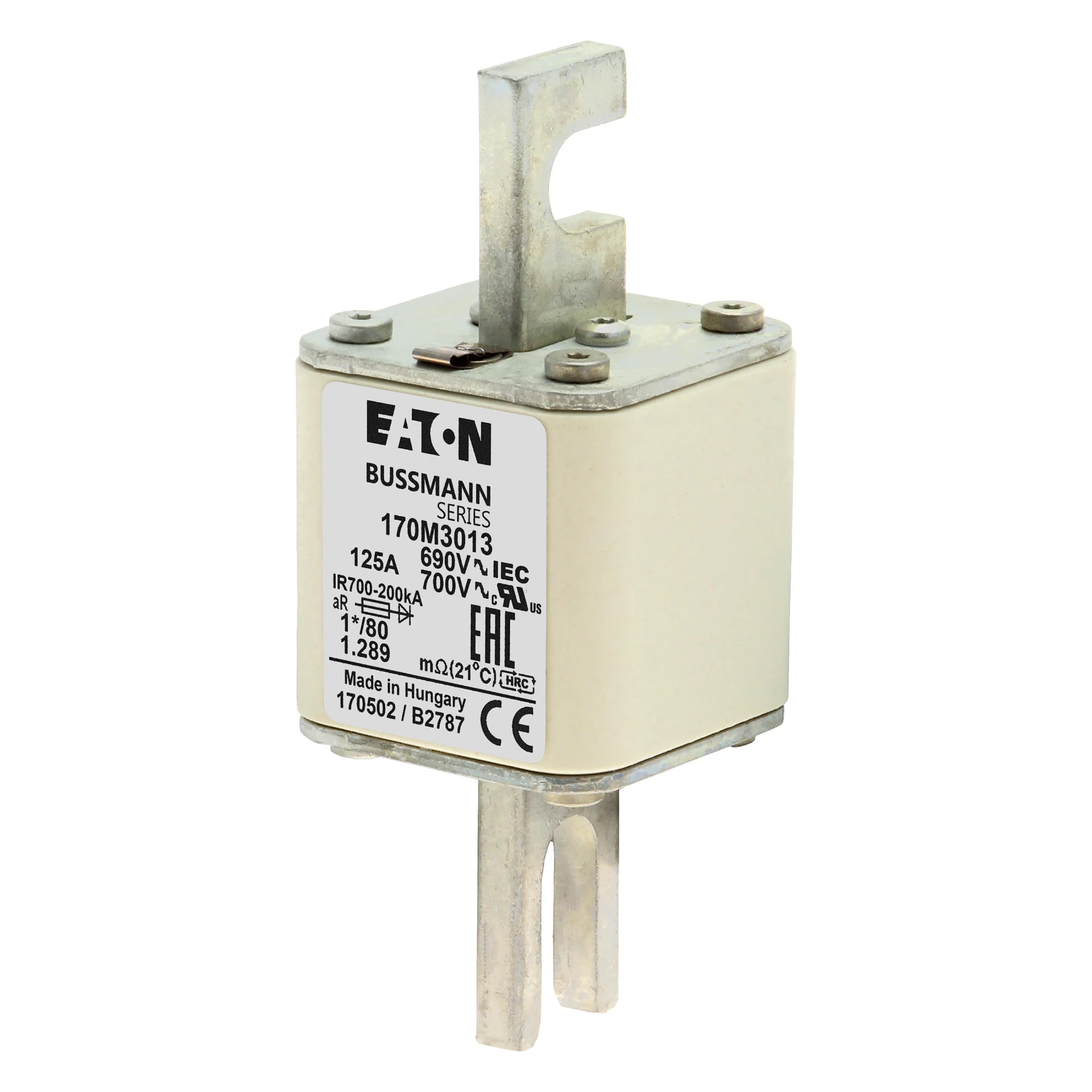 2537838 - Eaton FUSE 125A 690V 1*/80 AR UC