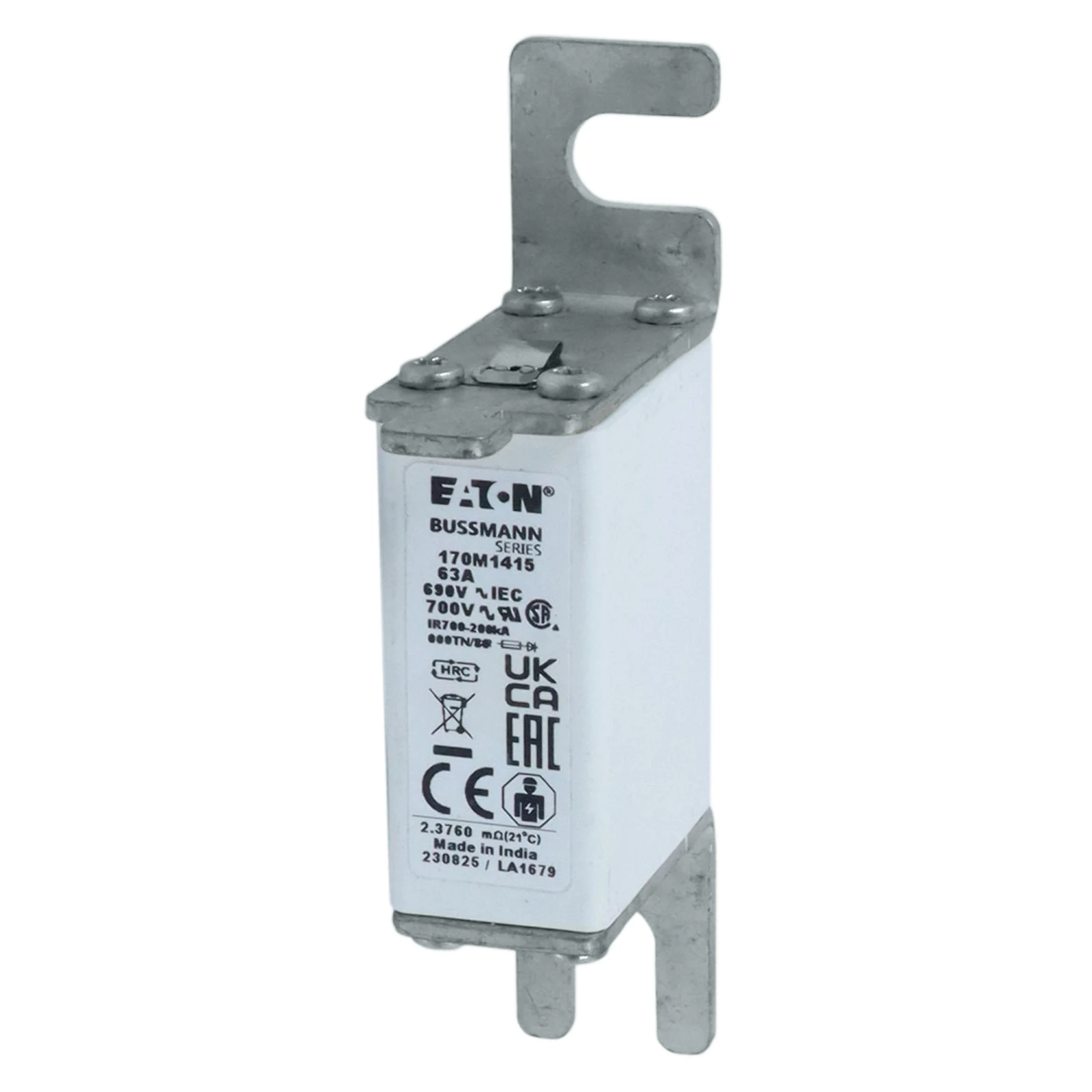 2537658 - Eaton FUSE 63A 690V 000TN/80 GR UC