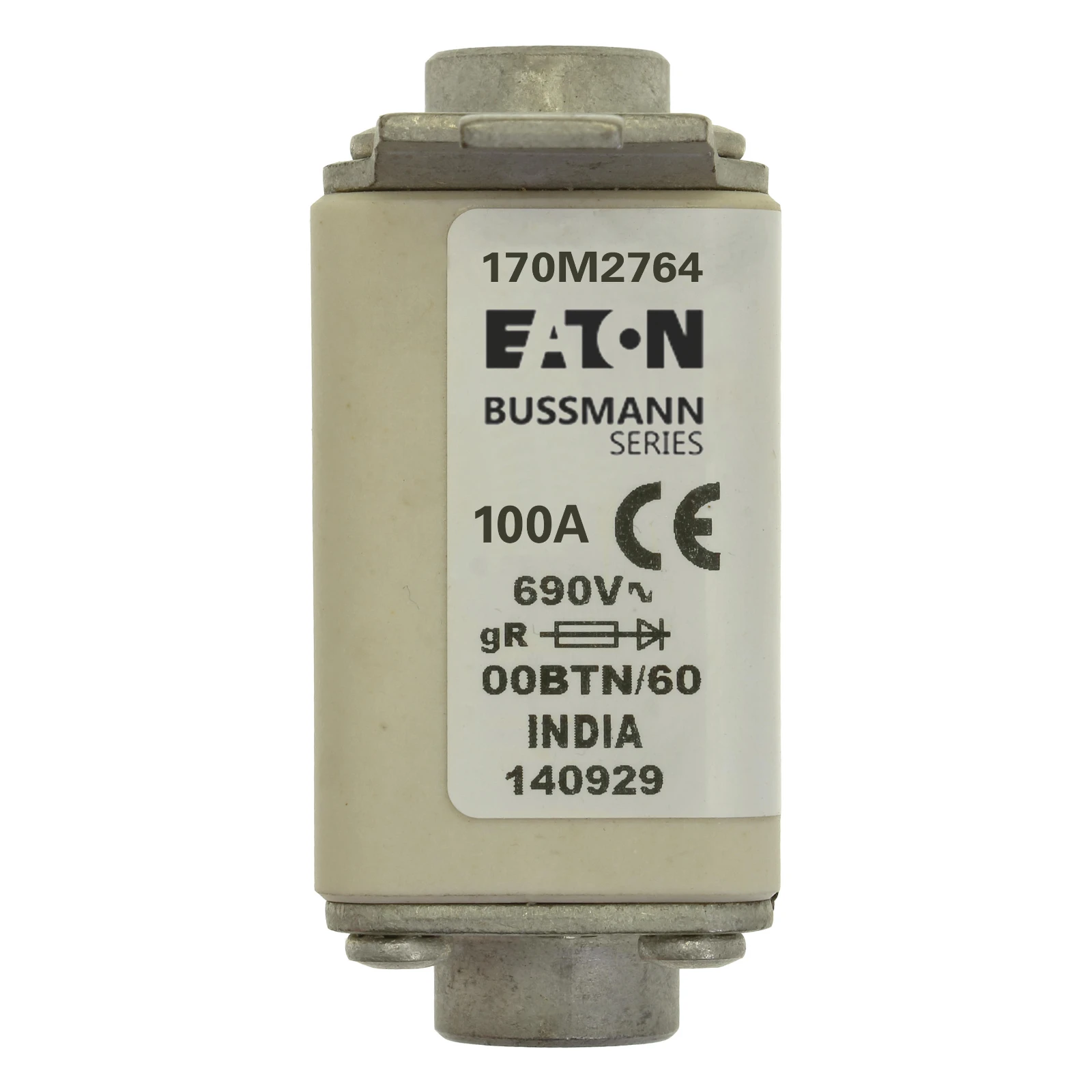 2537824 - Eaton FUSE 100A 690V 00BTN/60 AR