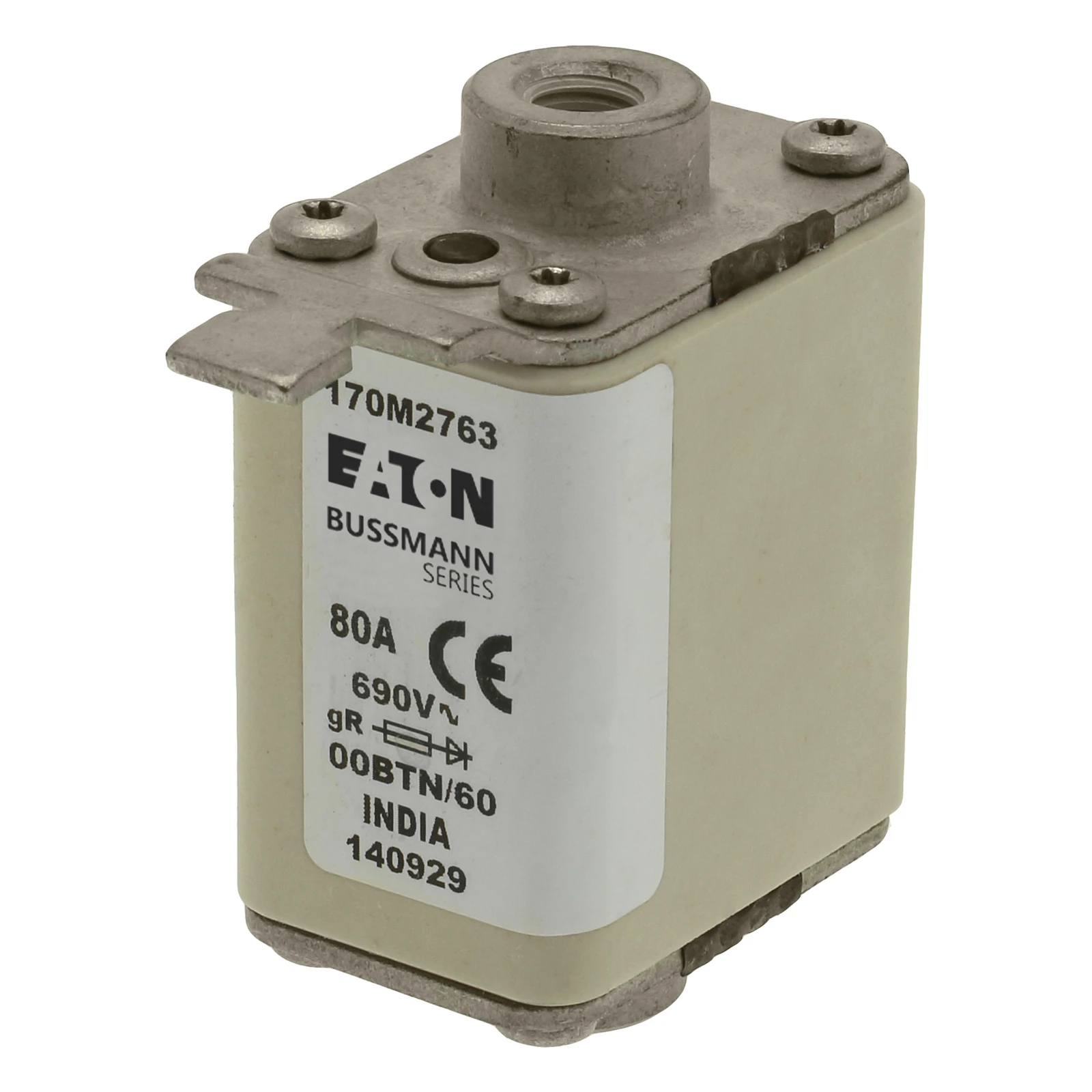 2537823 - Eaton FUSE 80A 690V 00BTN/60 GR