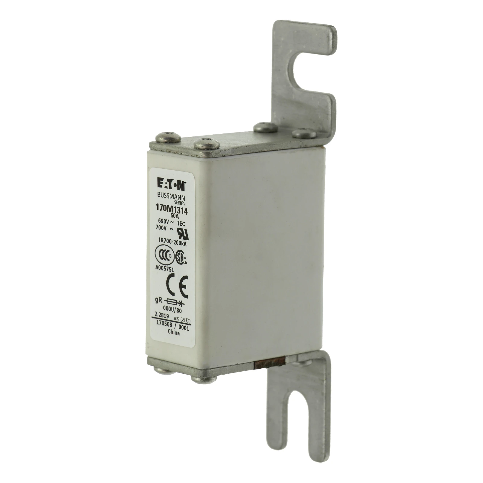 2537629 - Eaton FUSE 50A 690V 000U/80 GR UC