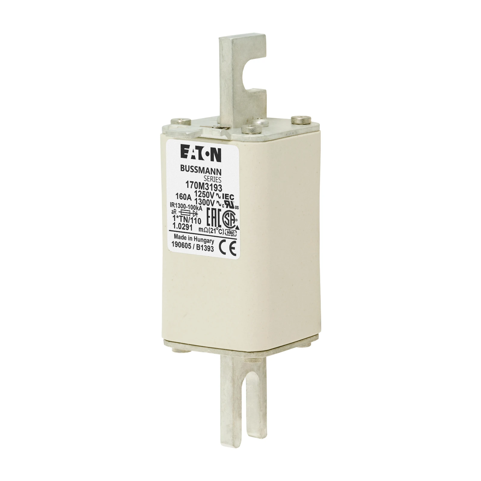 2537912 - Eaton FUSE 160A 1250V 1*TN/110 AR CU