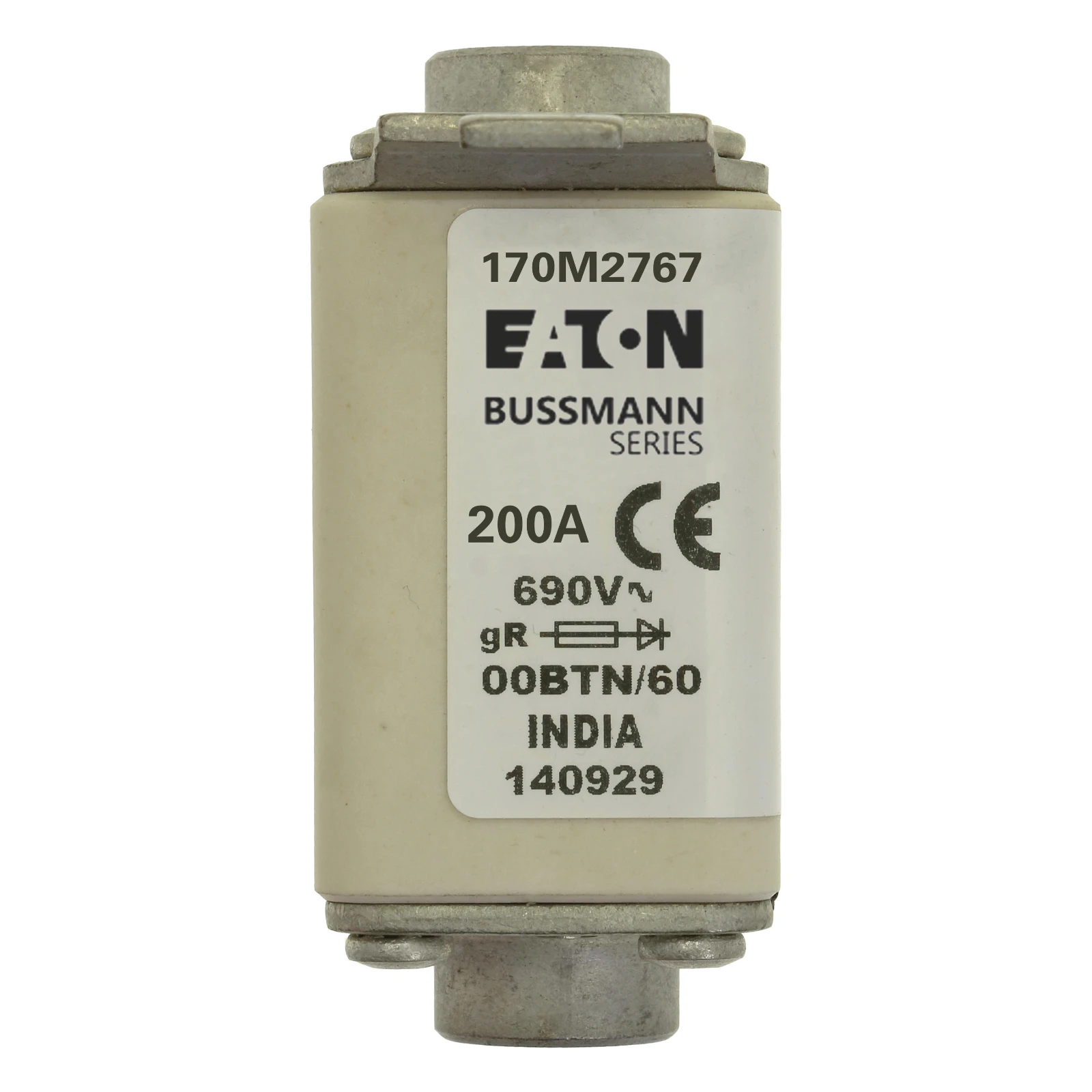 2537827 - Eaton FUSE 200A 690V 00BTN/60 AR