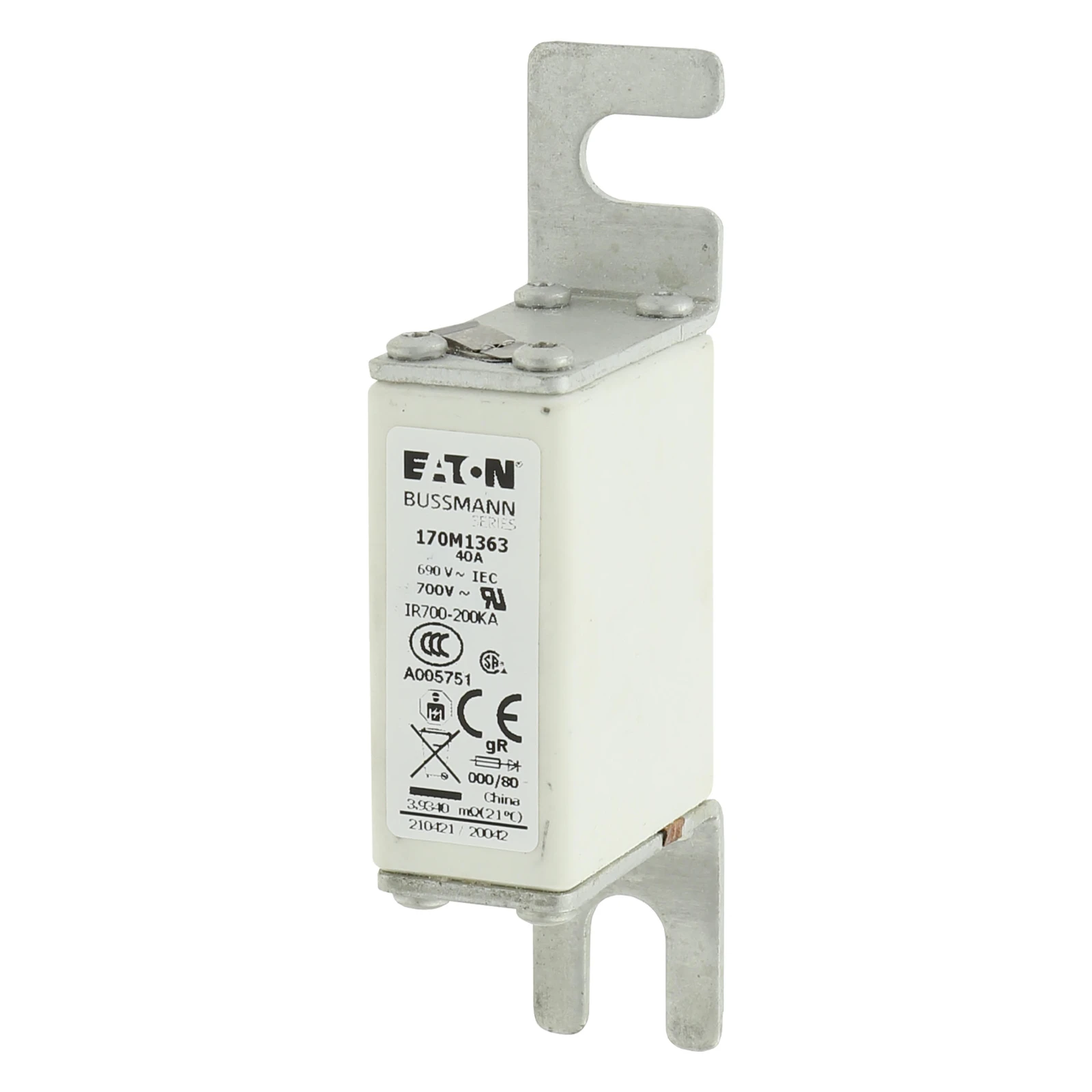 2537641 - Eaton FUSE 40A 690V 000/80 GR UC