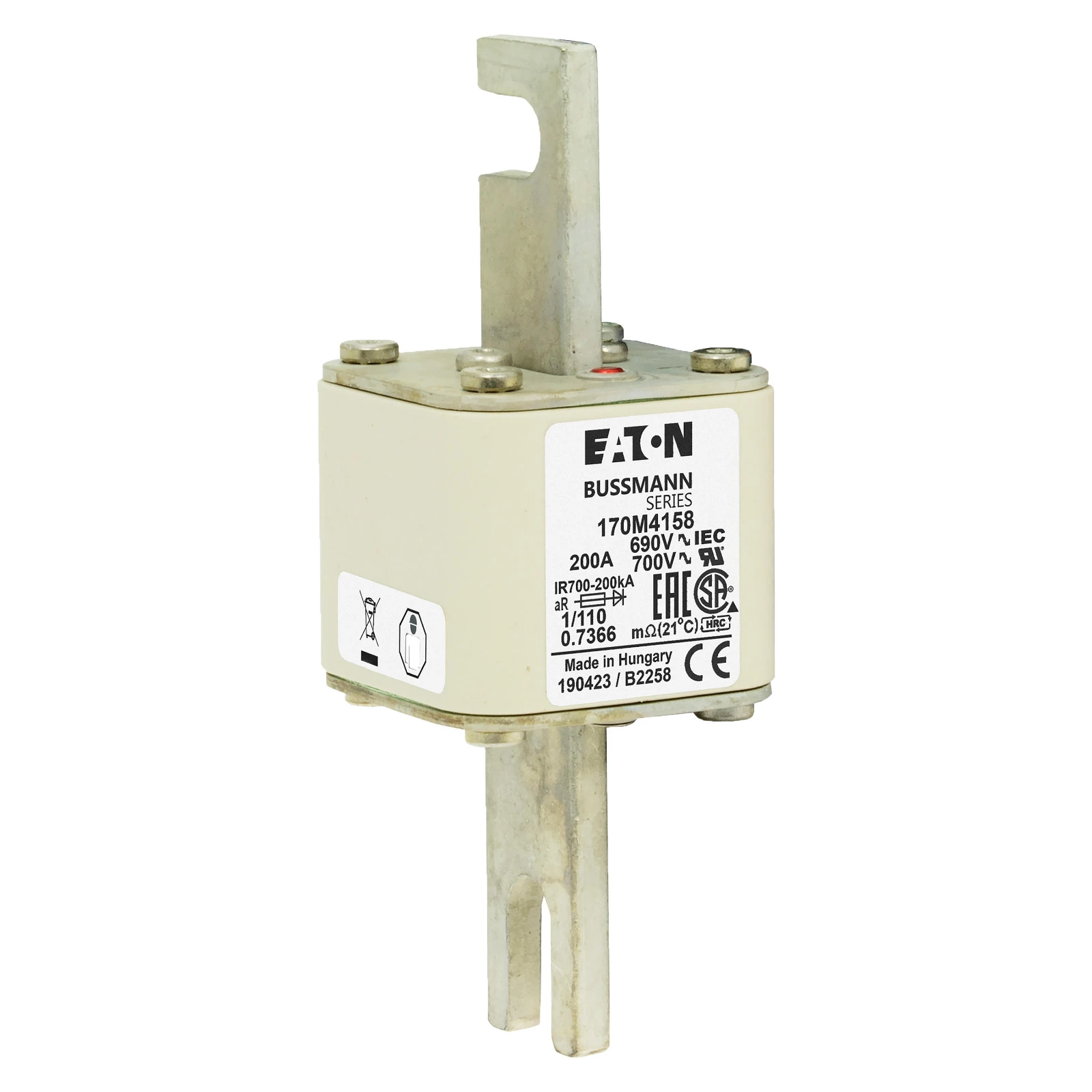 2538182 - Eaton FUSE 200A 690V 1/110 AR UC