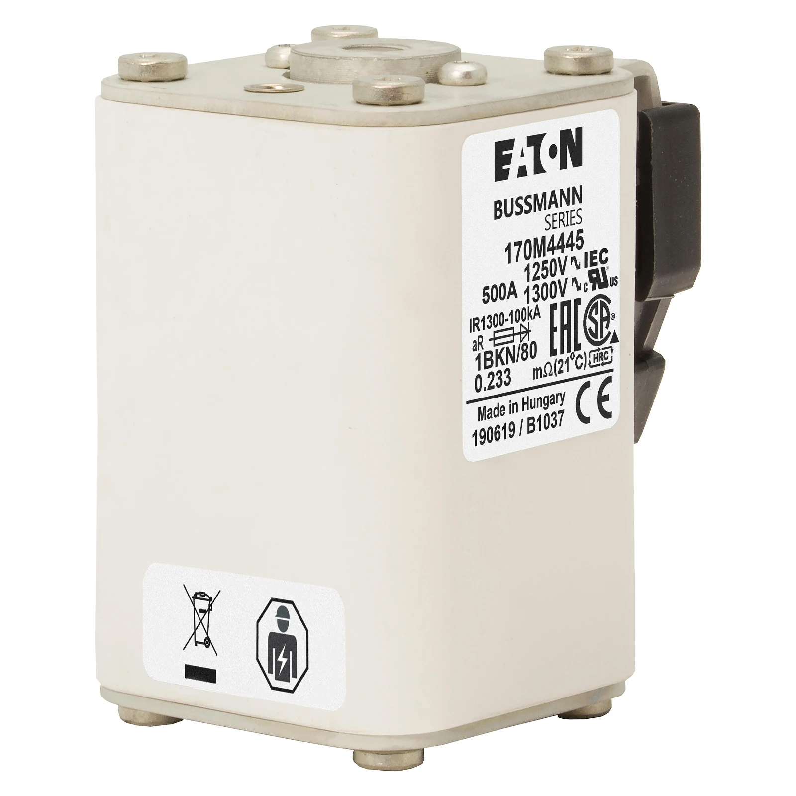 2538293 - Eaton FUSE 500A 1250V 1BKN/80 AR CU