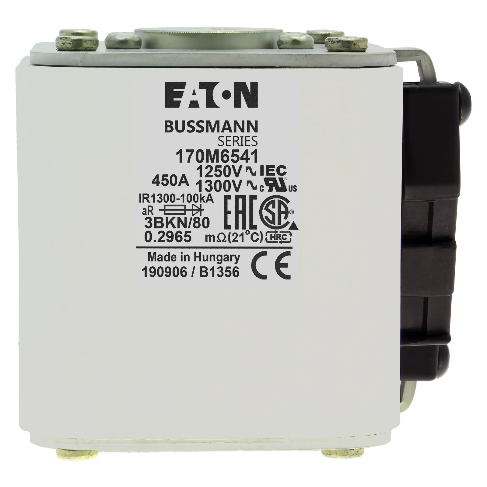 2538948 - Eaton FUSE 450A 1250V 3BKN/80 AR CU