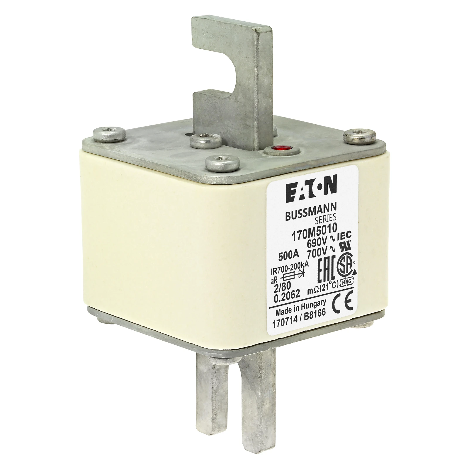 2538427 - Eaton FUSE 500A 690V 2/80 AR UC