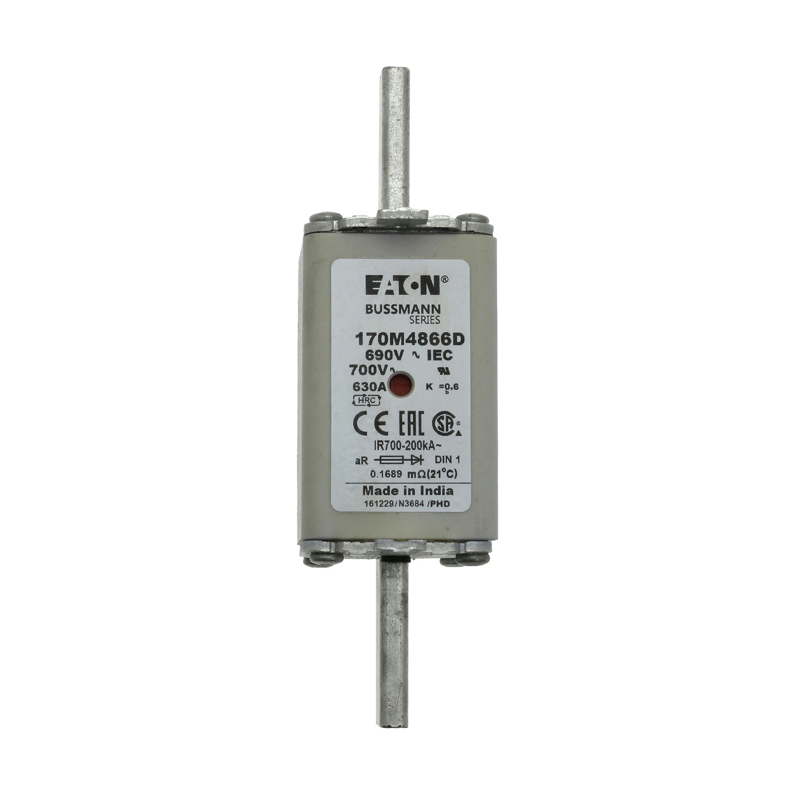 2538393 - Eaton FUSE 630A 690V aR DIN 1 HSDNH