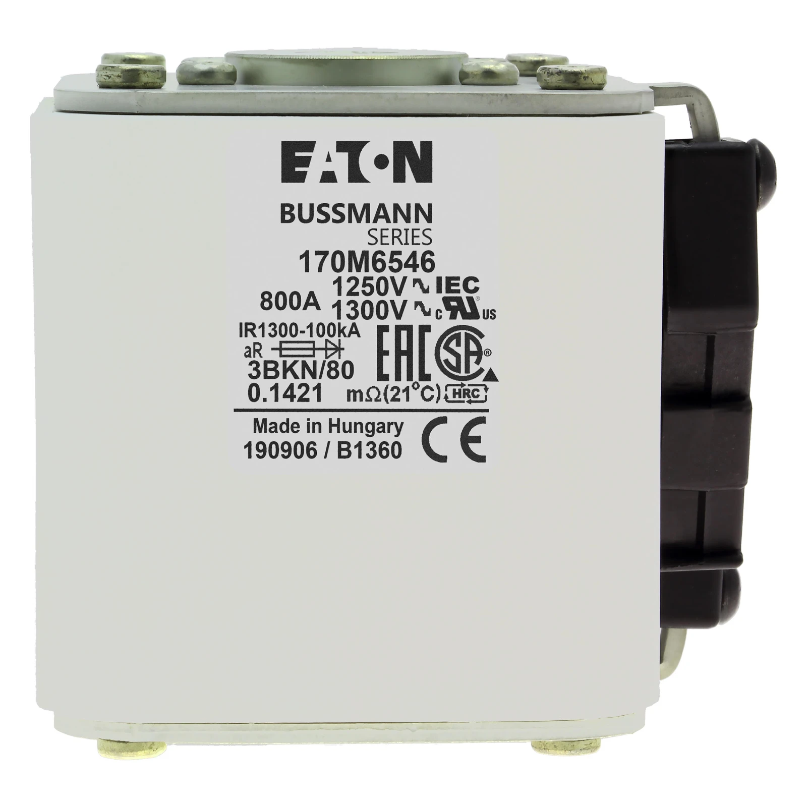 2538953 - Eaton FUSE 800A 1250V 3BKN/80 AR CU