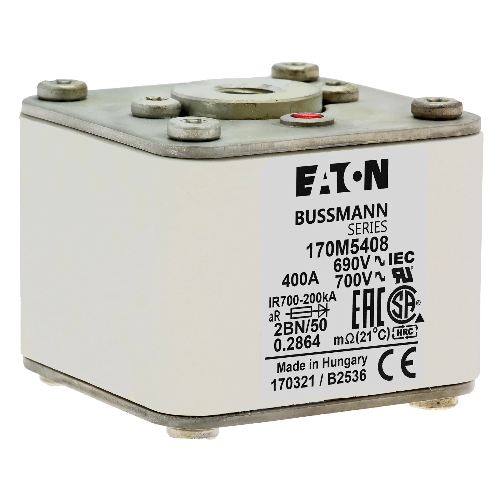 2538563 - Eaton FUSE 400A 690V 2BN/50 AR UC