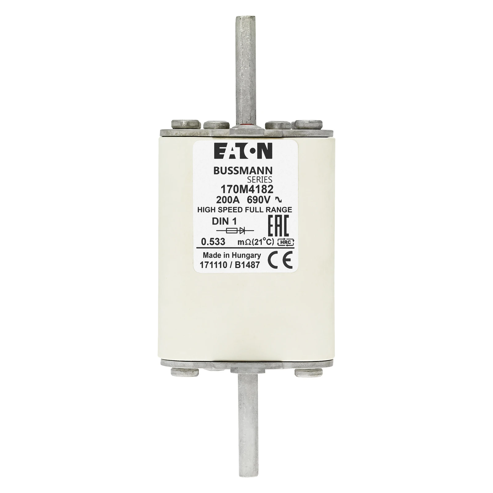 2538202 - Eaton FUSE 200A 690V DIN 1 GR