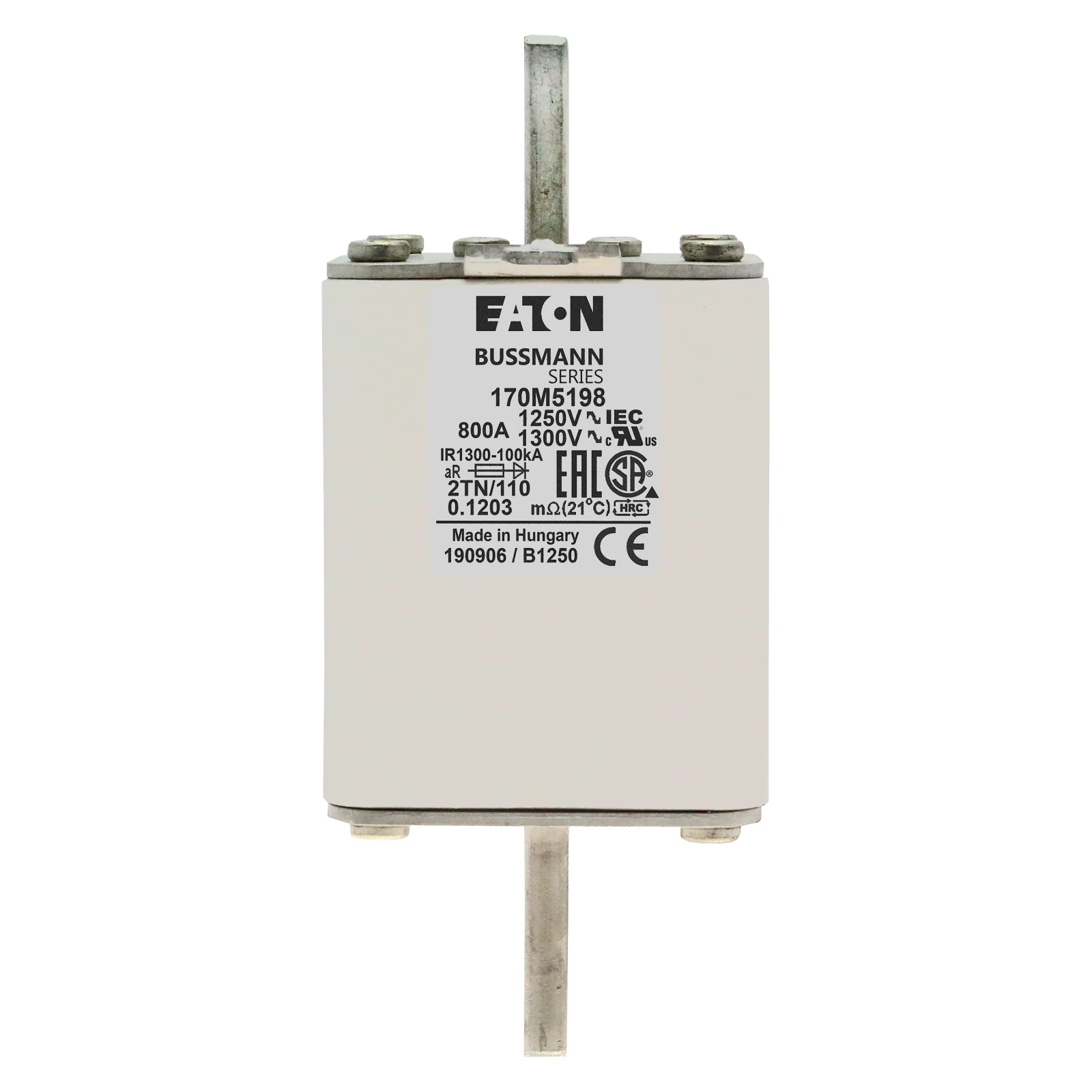 2538489 - Eaton FUSE 800A 1250V 2TN/110 AR CU