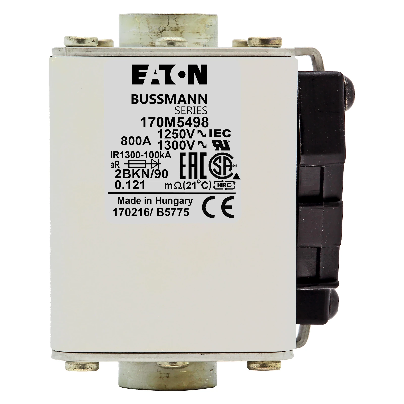 2538597 - Eaton FUSE 800A 1250V 2BKN/90 AR CU