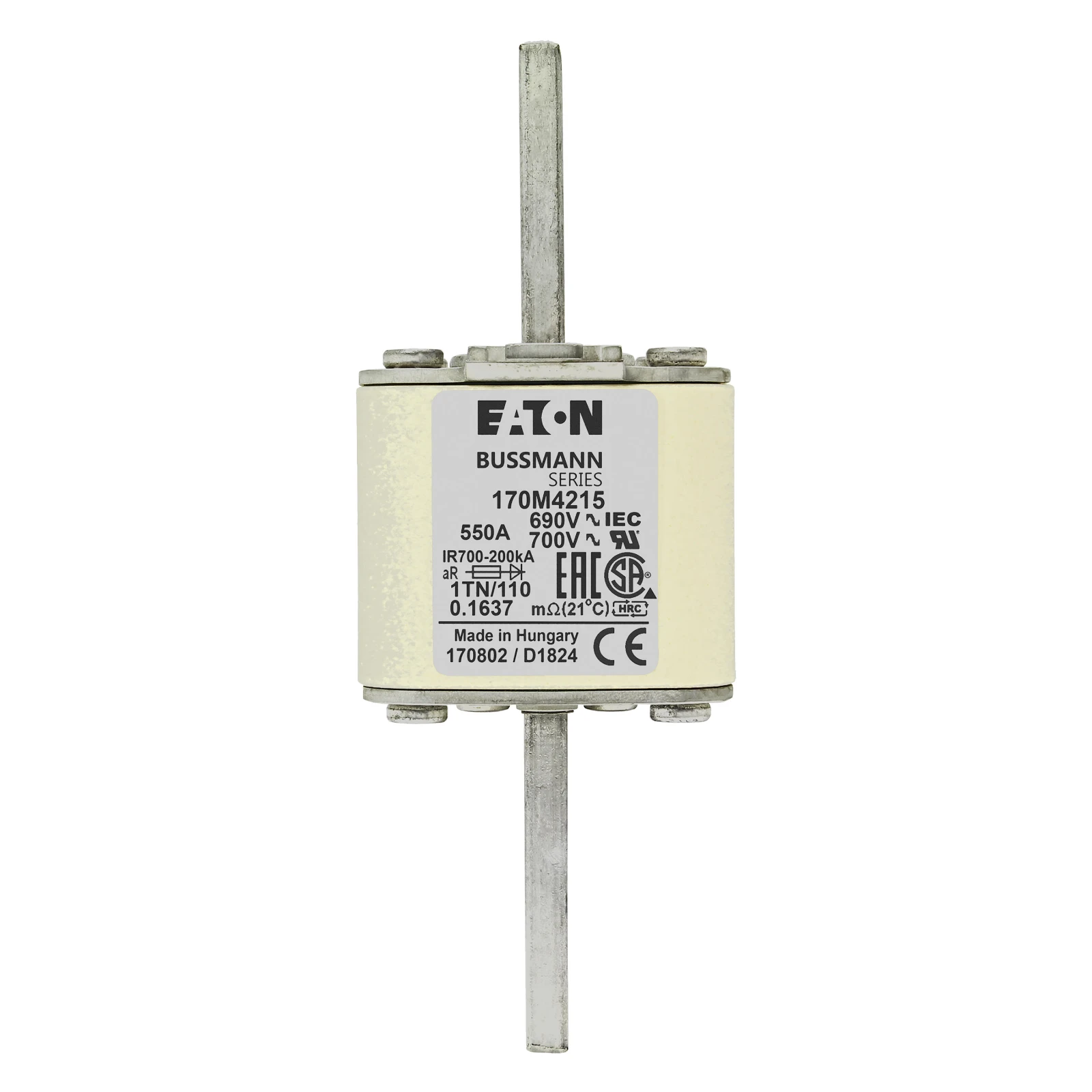 2538227 - Eaton FUSE 550A 690V 1TN/110 AR UC