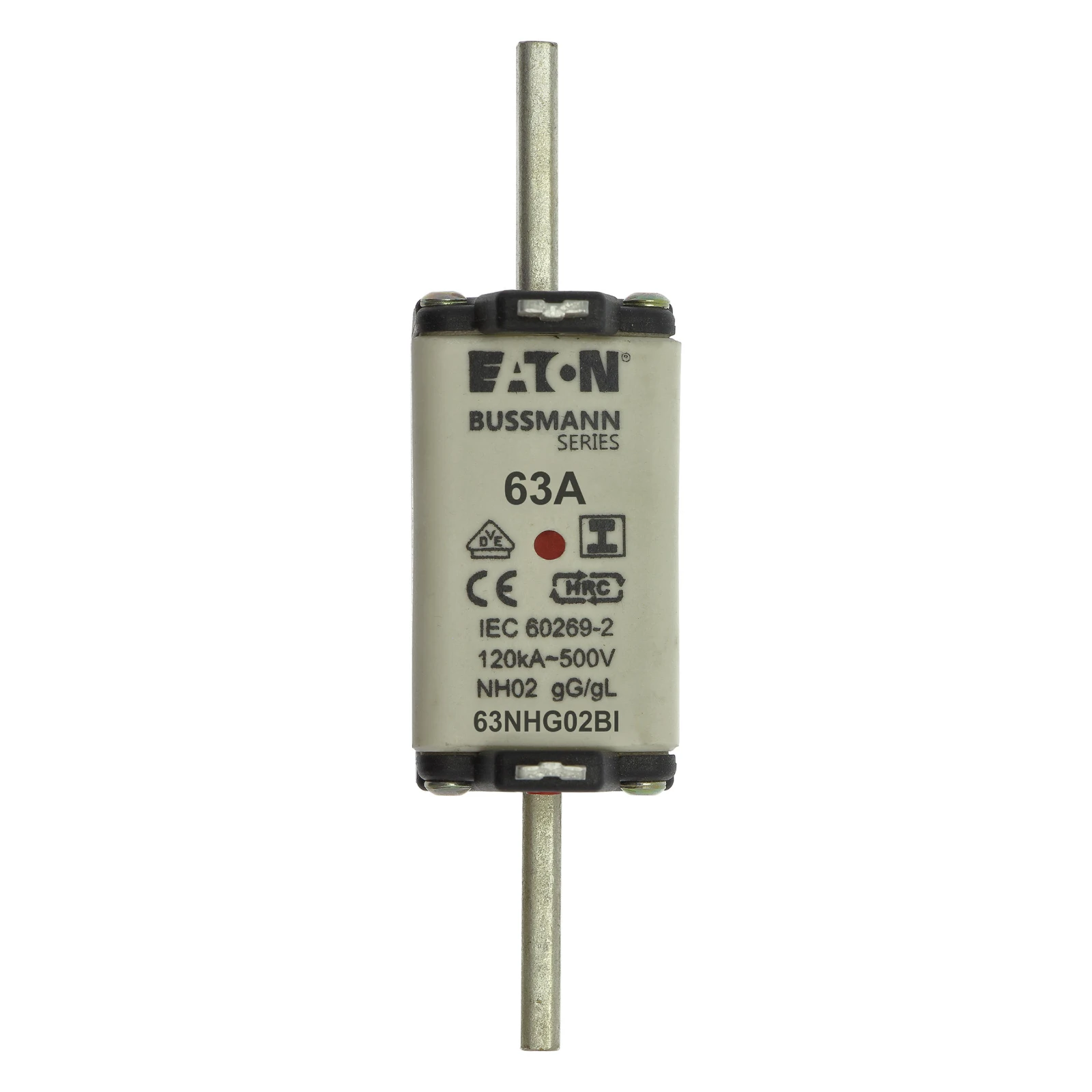 2261664 - Eaton NH FUSE 63A 500V GL/GG SIZE 02