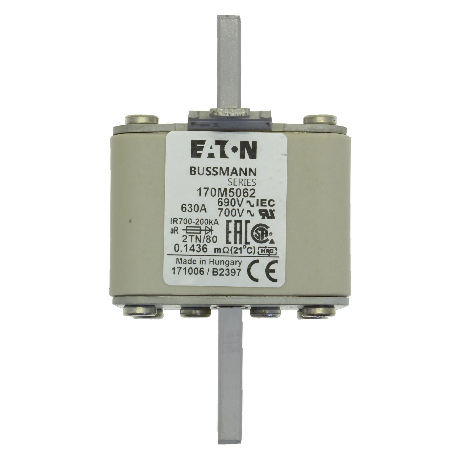 2538440 - Eaton FUSE 630A 690V 2TN/80 AR UC