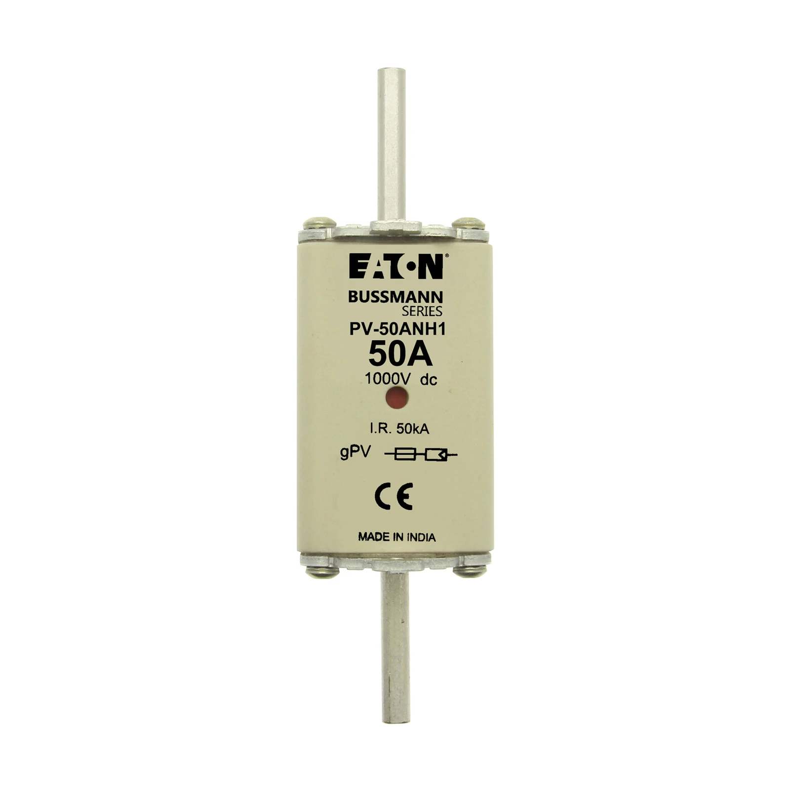 1237458 - Eaton FUSE 50A 1000V DC PV SIZE 1 DUAL IN