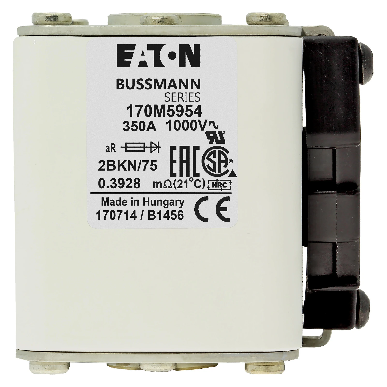 2538683 - Eaton FUSE 350A 1000V 2BKN/75 AR UR