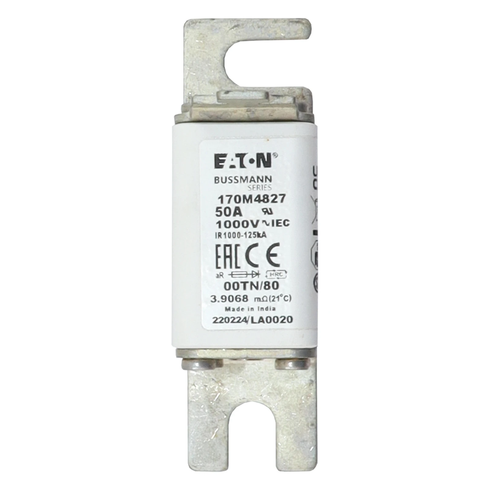 2538381 - Eaton FUSE 50A 1000V 00TN/80 AR