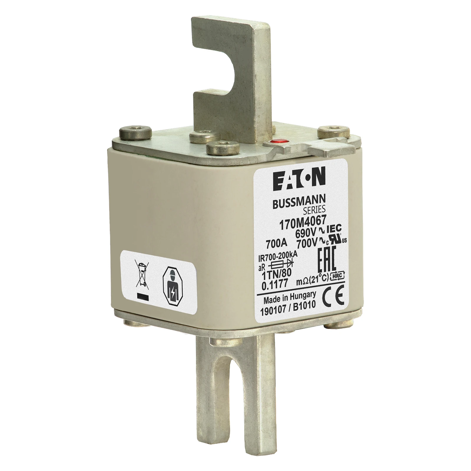 2538157 - Eaton FUSE 700A 690V 1TN/80 AR UC